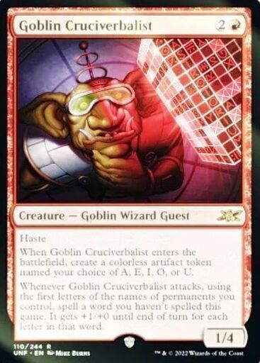 Goblin Cruciverbalist マジック・ザ・ギャザリングカード