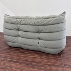 リーンロゼ　トーゴ　2人掛けソファ　クッション付