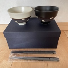 茶碗　箸セット