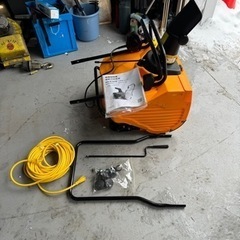 未使用に近い】電動除雪機 ハイガー 2.1馬力 20mコード付き 家庭用 HG-