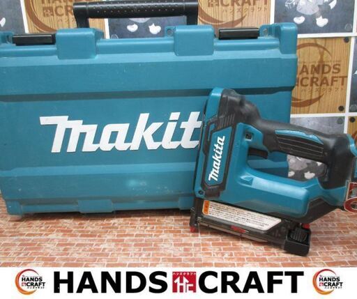 マキタ　makita　PT353D　充電式ピンタッカ　中古品　本体のみ　18V　保護メガネ/ケース付き　【ハンズクラフト宜野湾店】