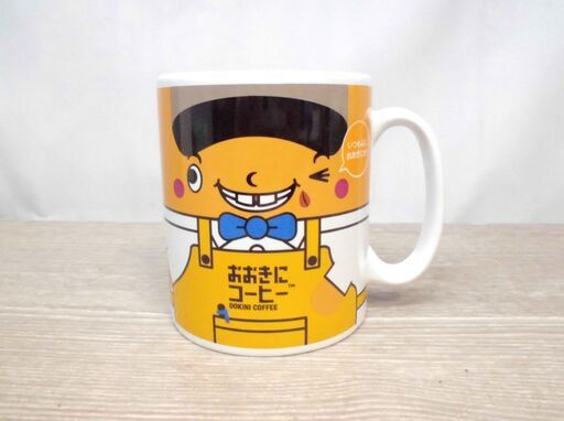 おおきにコーヒー　マグカップ　イラスト入り　未使用品