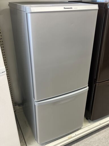 【ジ082】Panasonic 2ドア冷蔵庫 NR-B149W-S 2017年製