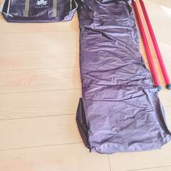 キャンプ用品　ロゴス　タープ（L-BB）と　ロゴスポール（RED250）2本　