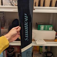 新品 ビンディング付 swallowスキー板165cm 新古スキー板&ビンディング70cm