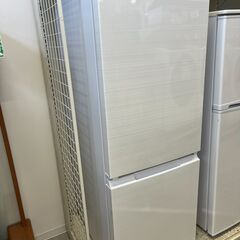【ジ084】SHARP 2ドア冷蔵庫 SJ-D18H-W 2021年製