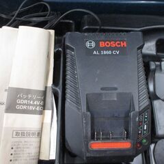 ボッシュ　BOSCH　GDR18V-EC　インパクトドライバ　バッテリ18V4.0Ah一個/2.0Ah二個 計バッテリ三個/充電器/ケース付き　中古品　【ハンズクラフト宜野湾店】