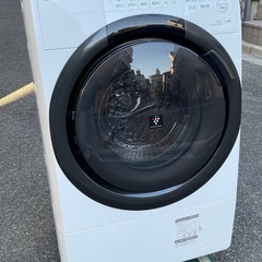 RKGSE-111】特価！SHARP/ドラム式洗濯乾燥機/ES-S7G-WL/中古品/2022年