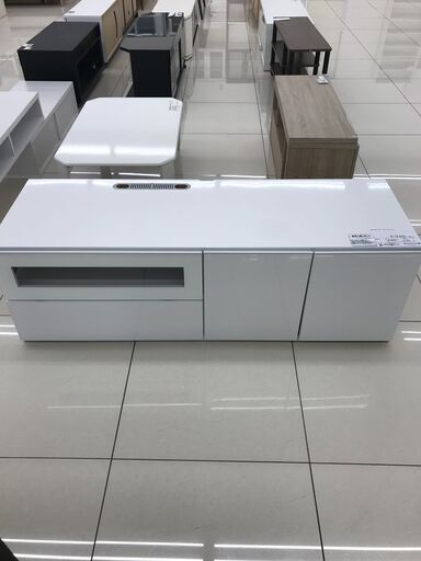 ★ジモティ割あり★ Meuble テレビ台 ホワイト H46×D47×W140 クリーニング済み HJ1883