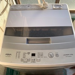 AQUA 4.5キロ　洗濯機