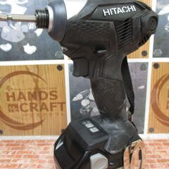 HITACHI　日立　ハイコーキ　WH18DKL　インパクトドライバ　バッテリ18V二個/充電器付き　中古品　【ハンズクラフト宜野湾店】 HITACHI 日立 ハイコーキ WH18DKL インパクトドライバ バッテリ18V二個