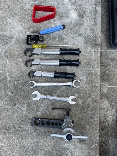 家庭用エアコン修理道具一式