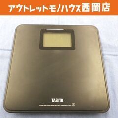 タニタ デジタル体重計 HD-662 ブラック バックライト付 ...