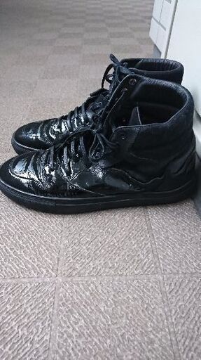 【追加再値下げ】(メンズ)BALENCIAGA 黒ハイカットスニーカー(サイズ42/約26.5～27cm)