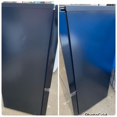 2023年製❄️ ハイセンス 冷蔵庫 ブラック HR-D15FB 2ドア 162L 右開き (0109k)