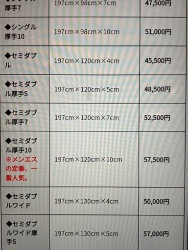 新品未使用人気‼️サバイDXfro厚さ10センチセミダブル‼️➕枕➕電気マットはプレゼント