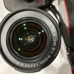 一眼レフカメラ キャノン EOS KISS X5 Canon イオス 広角と望遠レンズ付き