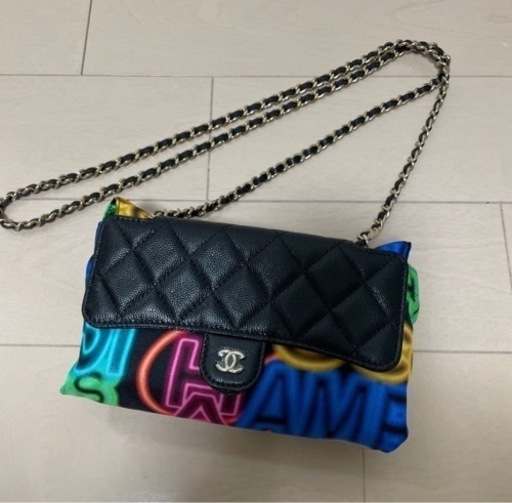 シャネル CHANEL マトラッセ エコバッグ キャビアスキン マトラッセ