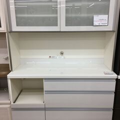 ★ジモティ割あり★ パモウナ　PAMOUNA 食器棚 ホワイト W120×D45×H178 クリーニング済み SJ4761 ☆ジモティ割あり☆ パモウナ PAMOUNA 食器棚 ホワイト W120×D45×H178