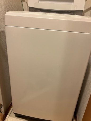 洗濯機　使用回数20回ほど