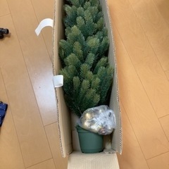 クリスマスツリー(80cm)、折りたたみ可能　あげます