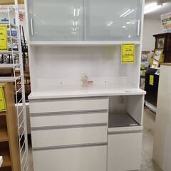 高橋木工 キッチンボード トワイト120 食器棚 レンジ台 シス...