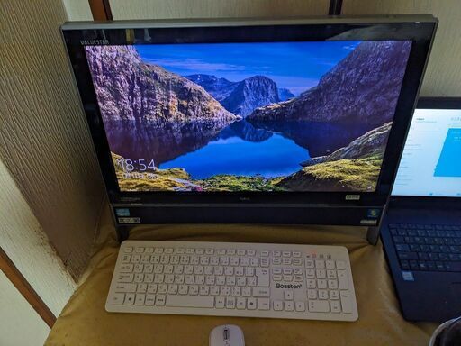 VALUESTAR N/21.5型/Win10Home SSD512GB/16GB/2世代i7/NEC VALUESTARシリーズ/無線キーボードマウスセット