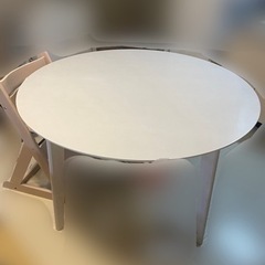 【ネット決済】円形　ダイニングテーブル