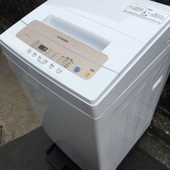 【受付終了】 I926 😋1都4県お届設置無料※🤗IRIS OHYAMA😆2019年製😆超美品🤗5.0kg😆洗濯機　