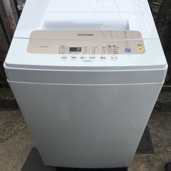 【受付終了】 I926 😋1都4県お届設置無料※🤗IRIS OHYAMA😆2019年製😆超美品🤗5.0kg😆洗濯機　
