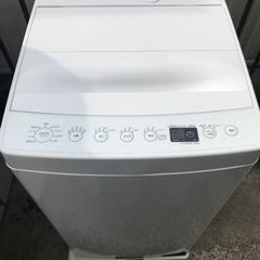 【受付終了】a523 😋1都4県お届設置無料※🤗amadana😆2020年製😆美品🤗4.5kg😆洗濯機　