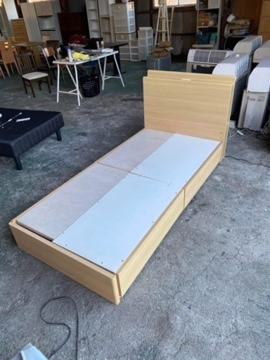 シングルベッドとマットレスセット✅設置込み配達可能
