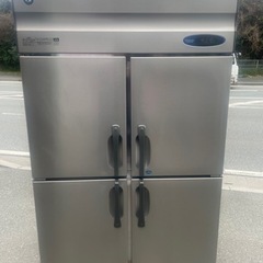 ■中古品 ホシザキ業務用冷凍冷蔵庫 1凍3冷 4枚扉 HRF-120ZT3 2015年 1200ｘ650ｘ1900ｍｍ 動作問題なし■ □中古品 ホシザキ業務用冷凍冷蔵庫 1凍3冷 4枚扉 HRF-