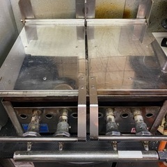 値下げ。メーカー不明。都市ガス用餃子焼器　中古品