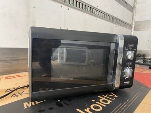 配送可能　ヤマゼン MW-Y205／60Hz 電子レンジ（西日本地域用） ブラック