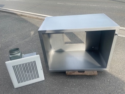 ■中古品 レンジフート 1000ｘ750ｘ600ｍｍ 三菱換気扇付き VD-23ZP 100V 2020年製 動作問題なし■