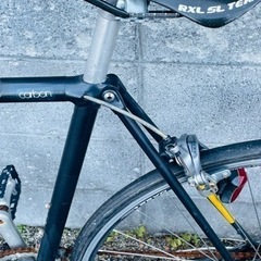 現状品】ロードバイク　ミヤタ？　フレームにcarbonと書いてます。