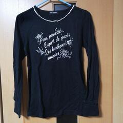 黒Tシャツ　サイズL(160㌢)