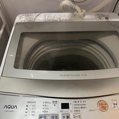 アクア　5.0kg 洗濯機　SQW-S5M(w)