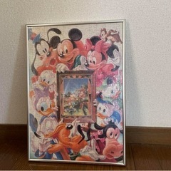 値下げしましたディズニーパズル　完成品　額入り