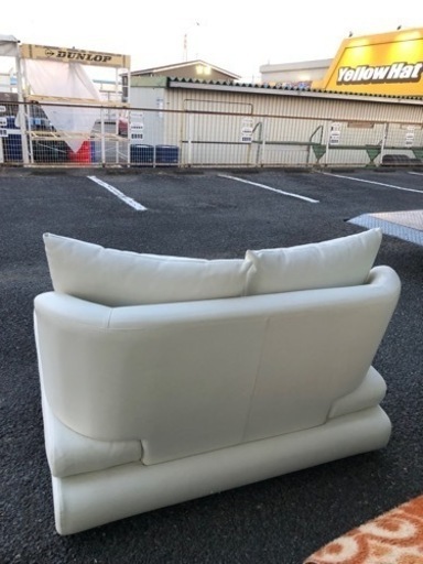 アルモニア ARMONIA 2Pソファ PUホワイト ホワイトレザー 2Pソファー 2