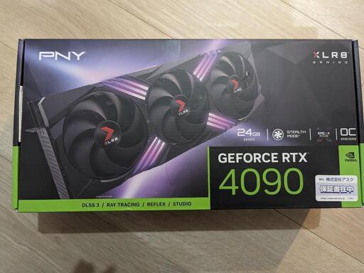 PNY GeForce RTX 4090 24GB XLR8　新品未開封