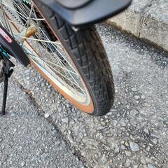 💯💯　ＶＯＬＫＳＷＡＧＥＮ　折りたたみ自転車　２０インチ　6変速　カゴ　付き　青　配達可能