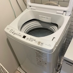 【ネット決済】全自動洗濯機　AQUA  ホワイト