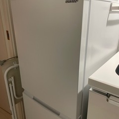 【ネット決済】シャープ　SJ-D15J  ホワイト　冷蔵庫