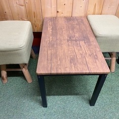 テーブル＆椅子2つセット