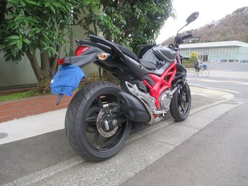 スズキ グラディウス400(車検：令和7年6月付）実働中古美車 グリップ