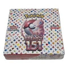 【新品未開封シュリンク付】ポケモンカード151 1BOX