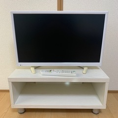 24V型液晶テレビ&テレビ台セット
