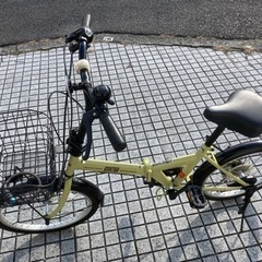 【20インチ折りたたみ】美品❗️使用少ない❗️6段変速付　若林自転車　浜大津店　SALE中❗️
